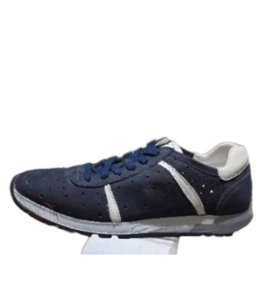 NEW ERIC MICHAEL women's paz sneakers in navy
